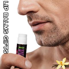 Sacubee lip balm held in hand showing travel-friendly size and ease