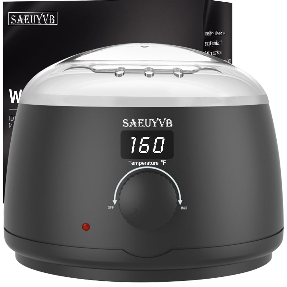 SAEUYVB front view wax warmer showing compact design and professional finish