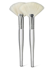 Saian front view of fan brushes showing packaging and professional look, enhances trust