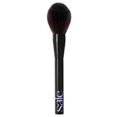 Saie brush front view showing fluffy tapered head for even application