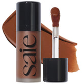 Saie Dew Bronze front packaging showing compact bronzer stick benefit quick access