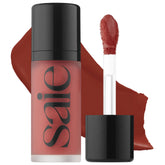 Saie front packaging showing product and shade, clear label and benefit