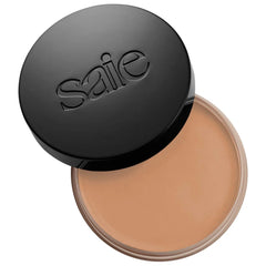 Saie Sun Melt front packaging showing compact bronzer and brand clarity