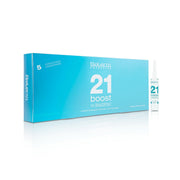 SALERM front packaging showing eight ampoules and clear product benefits