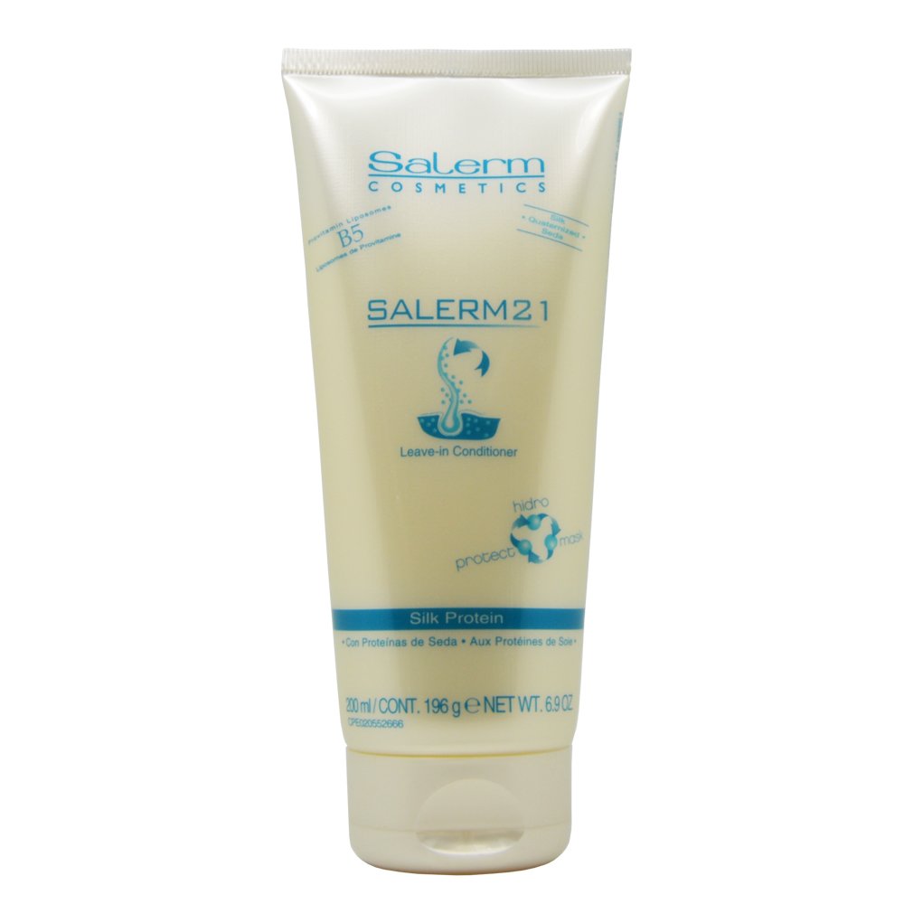 SALERM leave-in tube front view showing compact travel-friendly packaging and clear branding