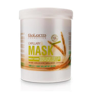 SALERM front view of 1000 ml mask showing packaging and easy pump benefit