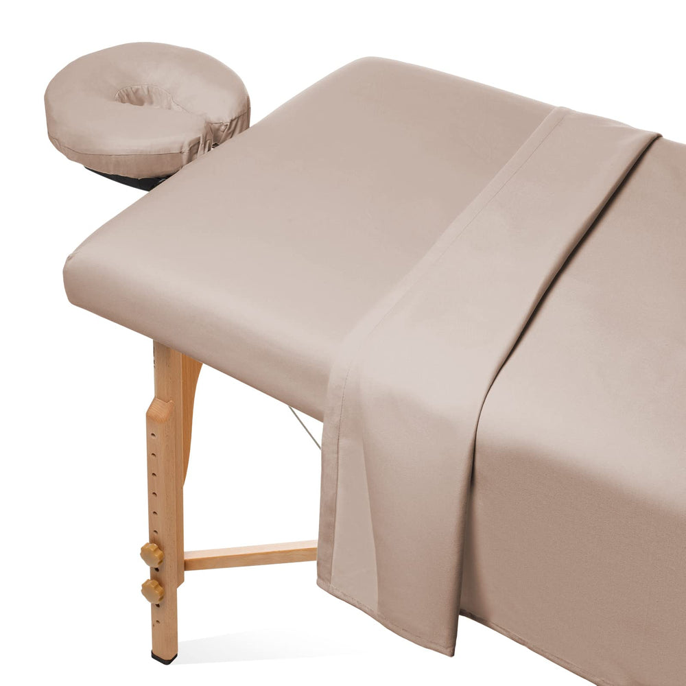 Saloniture folded 3-piece set showing neat presentation and professional appeal