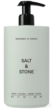 Salt & Stone bottle front view showing packaging and clean design benefit