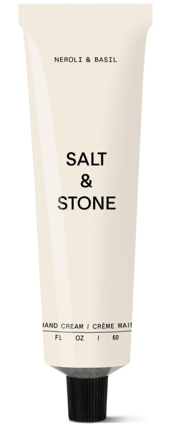 Salt & Stone front packaging showing compact travel-ready tube and clear branding