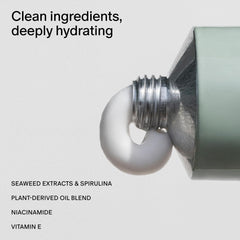 Salt & Stone lotion texture close-up highlighting quick absorption