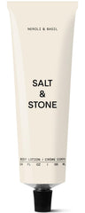 Salt & Stone front packaging showing bottle and label benefits