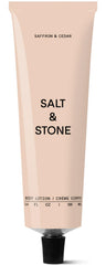 Salt & Stone front packaging showing travel-size bottle and branding benefit: portable hydration