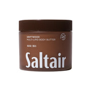 Saltair jar front view showing Driftwood ceramide cream for daily hydration