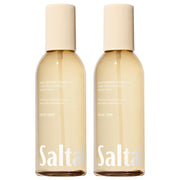 Saltair front packaging showing two Salt Water Vanilla bottles and beach vibe benefit