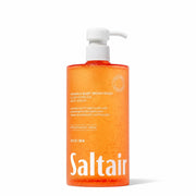 Saltair front packaging showing bottle and branding, clear product identity benefit