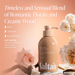 Saltair pump close-up highlighting easy dispensing and convenient daily application