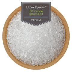 SaltWorks pouring salt into bath demonstrating relaxing soak benefit