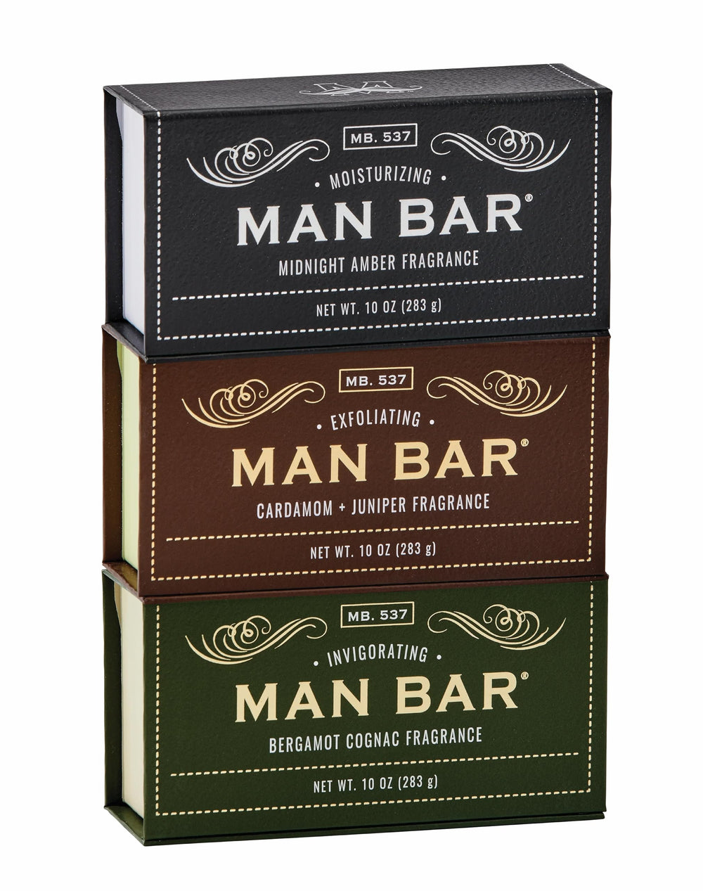 San Francisco Soap Company front packaging showing the 3-piece gift set, appealing presentation