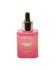 Sand + Fog perfume oil bottle front view showing dropper and label, convenient precise application