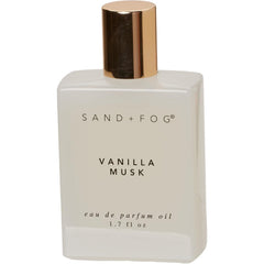 Sand + Fog front packaging view showing compact 50ml rollerball, perfect for travel