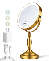 SANFANGIE front view of 8-inch mirror showing full-face benefit