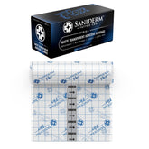 Saniderm Flex front packaging showing product and size benefit