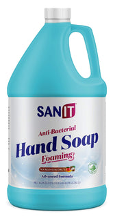 Sanit gallon front label showing scent and refill benefit