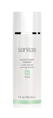 Sanitas lemon cream cleanser front packaging showing label and 5 oz size for recognizable product