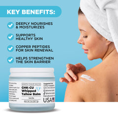 Santa Cruz Paleo balm applied to hand demonstrating fast absorption and visible hydration