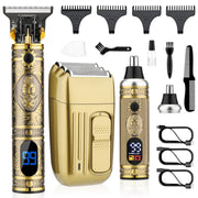 Saoilli front view with attachments showing compact kit and versatile grooming