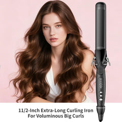 SAOSA close-up of tourmaline ceramic barrel for even heat and reduced frizz