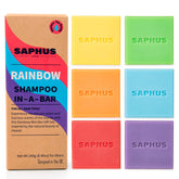 SAPHUS six-pack front view showing assorted color bars and benefits of variety