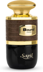 Sapil Bound front bottle showing clean design and confidence
