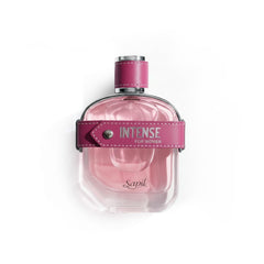 Sapil front bottle showing elegant packaging and confident floral presence