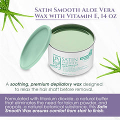SATIN SMOOTH being applied to a leg demonstrating even coverage and grip