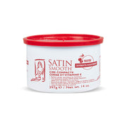 Satin Smooth front can showing product branding and size benefit quick identification