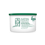 Satin Smooth front can of Citrus Mojito pebble wax showing packaging and benefit