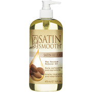 SATIN SMOOTH front packaging showing 16 oz bottle and tidy label benefit quick identification