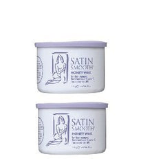 Satin Smooth front packaging shot showing tin label and professional benefit