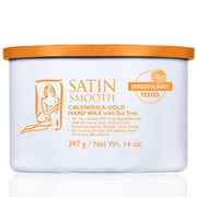 Satin Smooth front jar view showing branding and size, clear product benefit