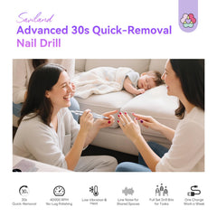 SAVILAND close-up of handpiece texture offering ergonomic grip and reduced fatigue