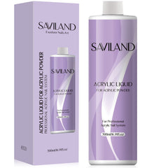 SAVILAND front packaging 500ml showing clear, low-odor monomer benefit