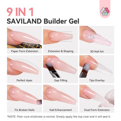 SAVILAND gel texture close-up displaying medium-thick viscosity and control