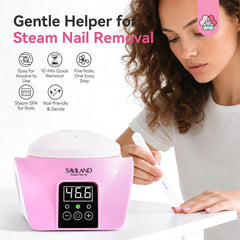 SAVILAND close-up of internal heating bowl demonstrating controlled-temperature steam benefit
