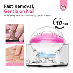 SAVILAND included scraper, nail file and buffer for complete polish removal and finishing