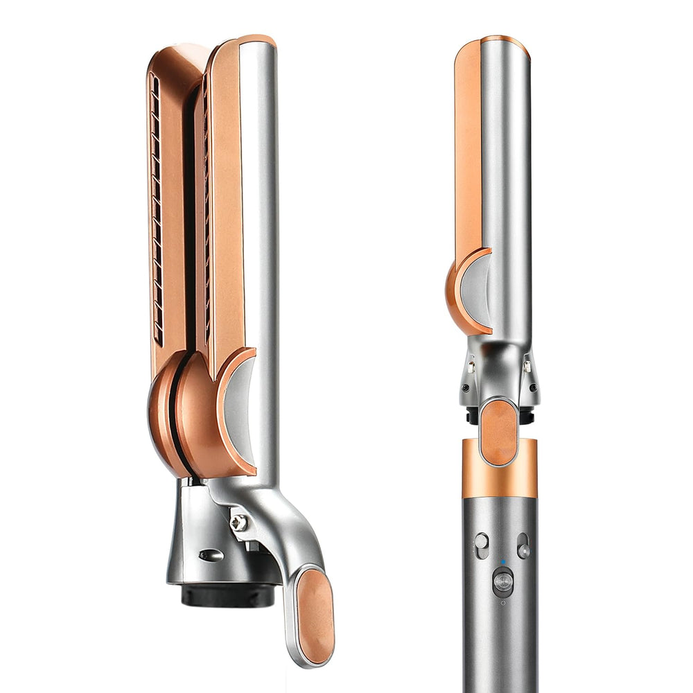 SAZIKA airflow attachment front view showing sleek fit and smooth styling benefit