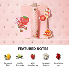 Scentbird mist spray mid-air illustrating fine texture and even fragrance diffusion