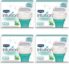 Schick Intuition close-up moisturizing bar and blade detail for smoother shaves