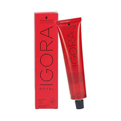 Schwarzkopf Igora Royal front packaging showing copper-blonde shade and professional results