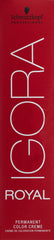 Close-up of Schwarzkopf label to confirm shade and formula details for accurate choice